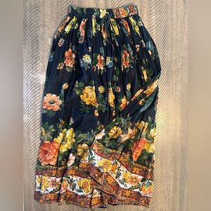 Beautiful BoHo full maxi cotton skirt Sz S